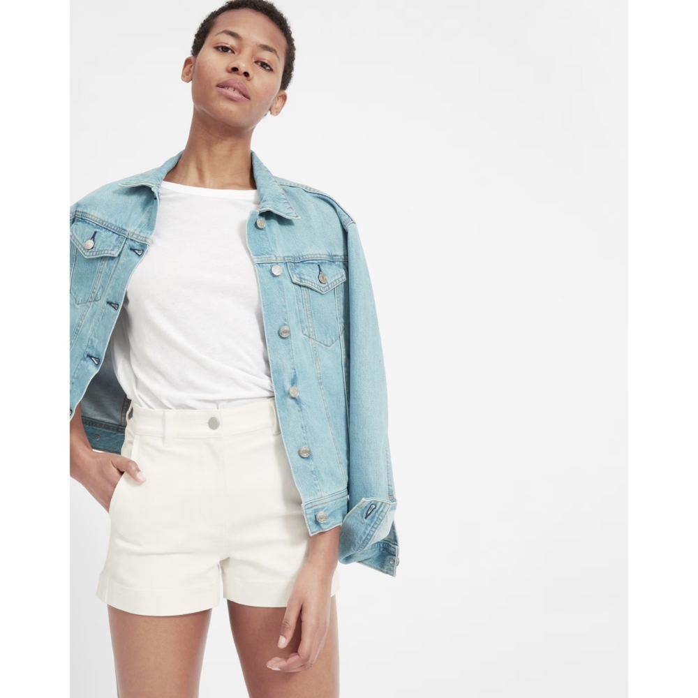 Everlane The Cotton Twill Short Size 6